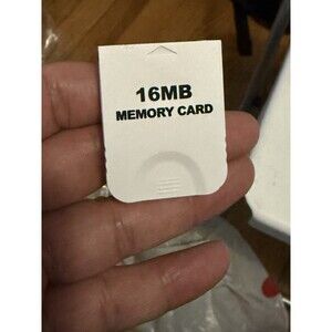 Generic White Memory Card 251 blocks 16MB for Nintendo Gamecube & Wii